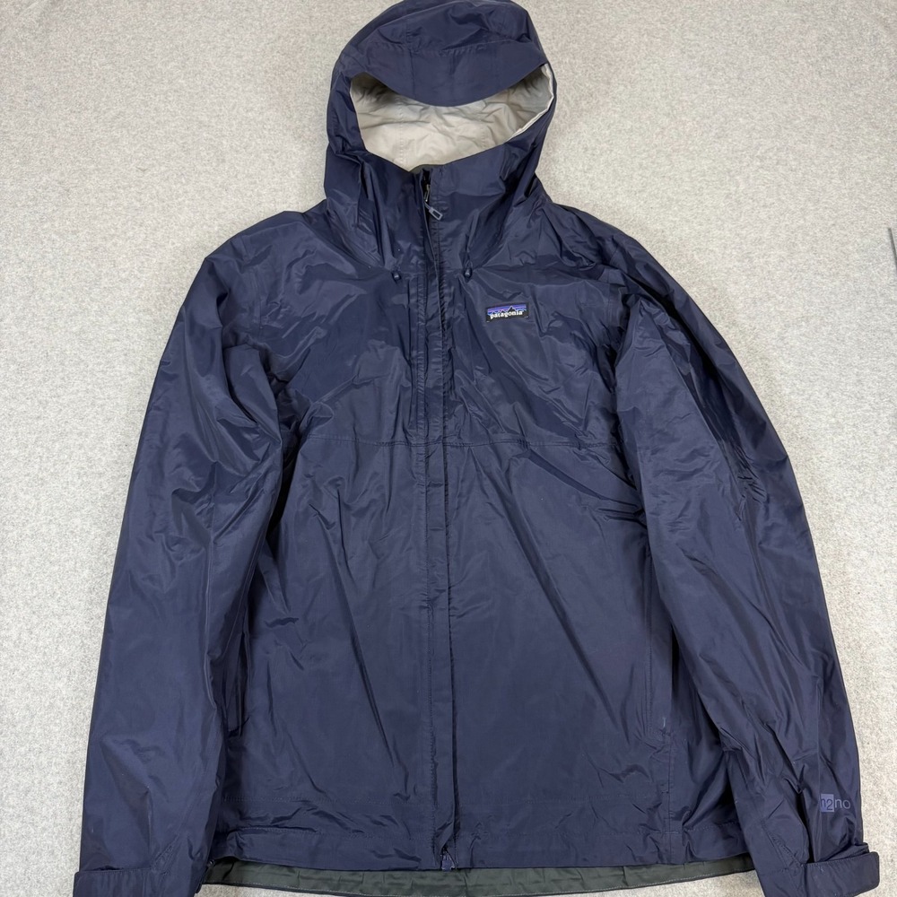 Patagonia Torrentshell Jacket Large Blue Gorpcore Rain Outdoors Casual